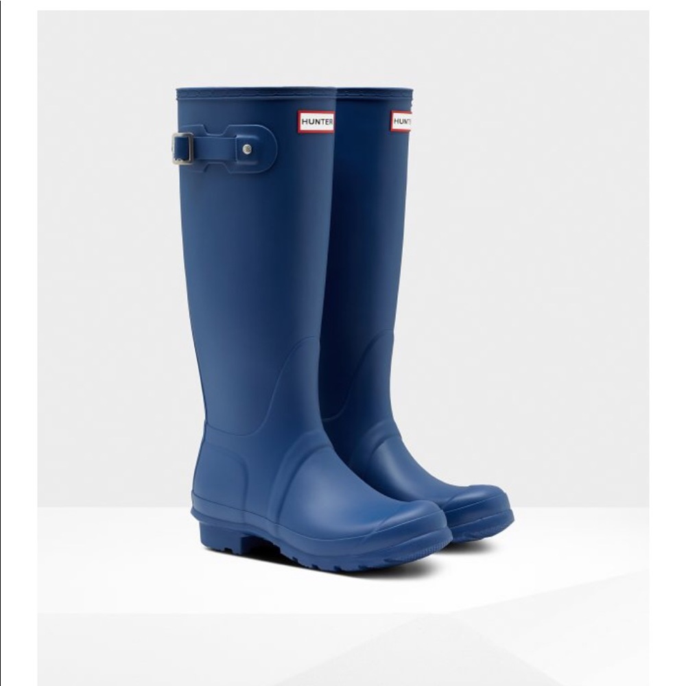 Matte dark purple Hunter Original Rain Boots
